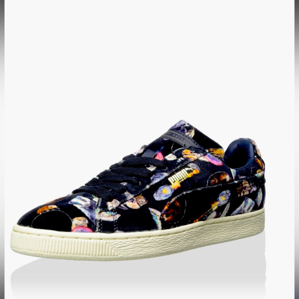 Puma Men's Basket Classic Lowtop Sneaker, Midnight 10.5